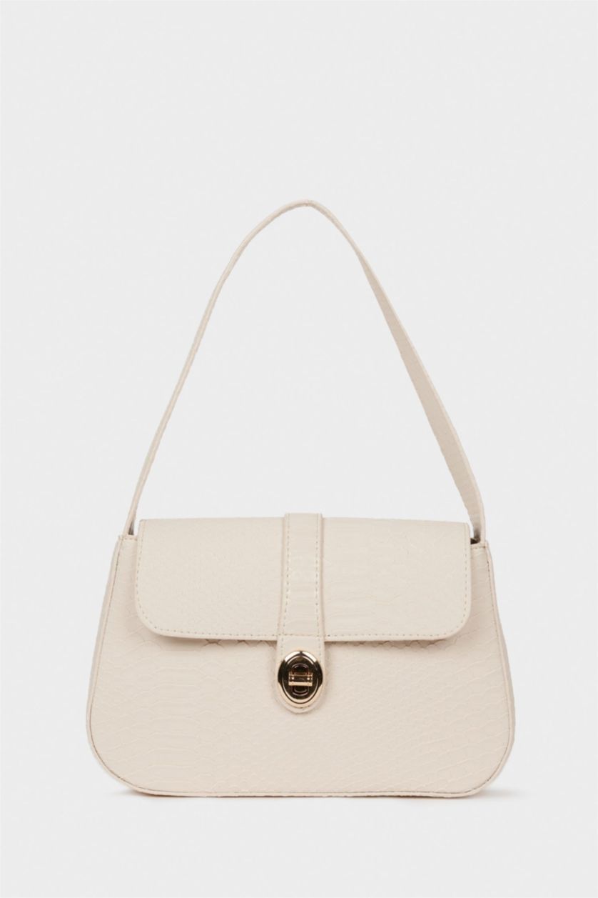 Women Beige Faux Leather