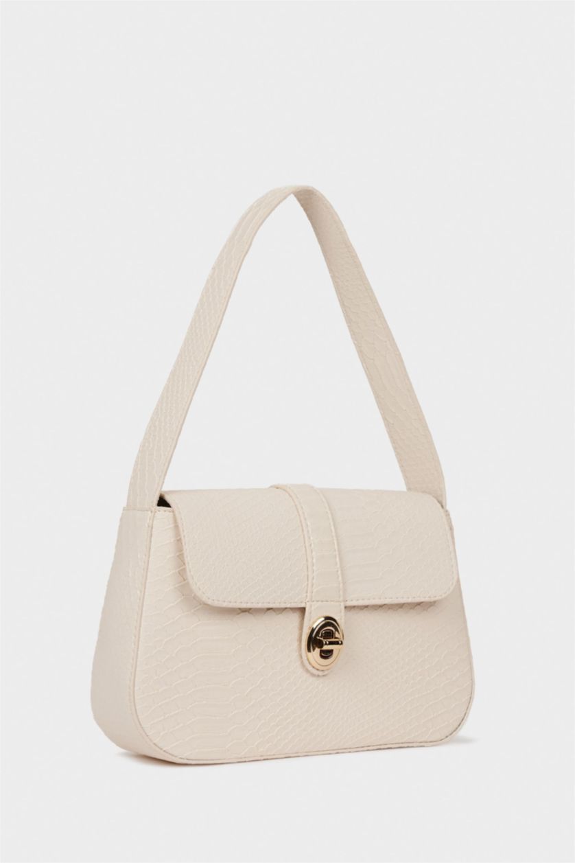 Women Beige Faux Leather