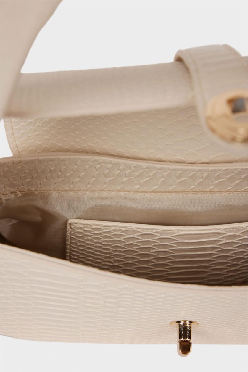 Women Beige Faux Leather