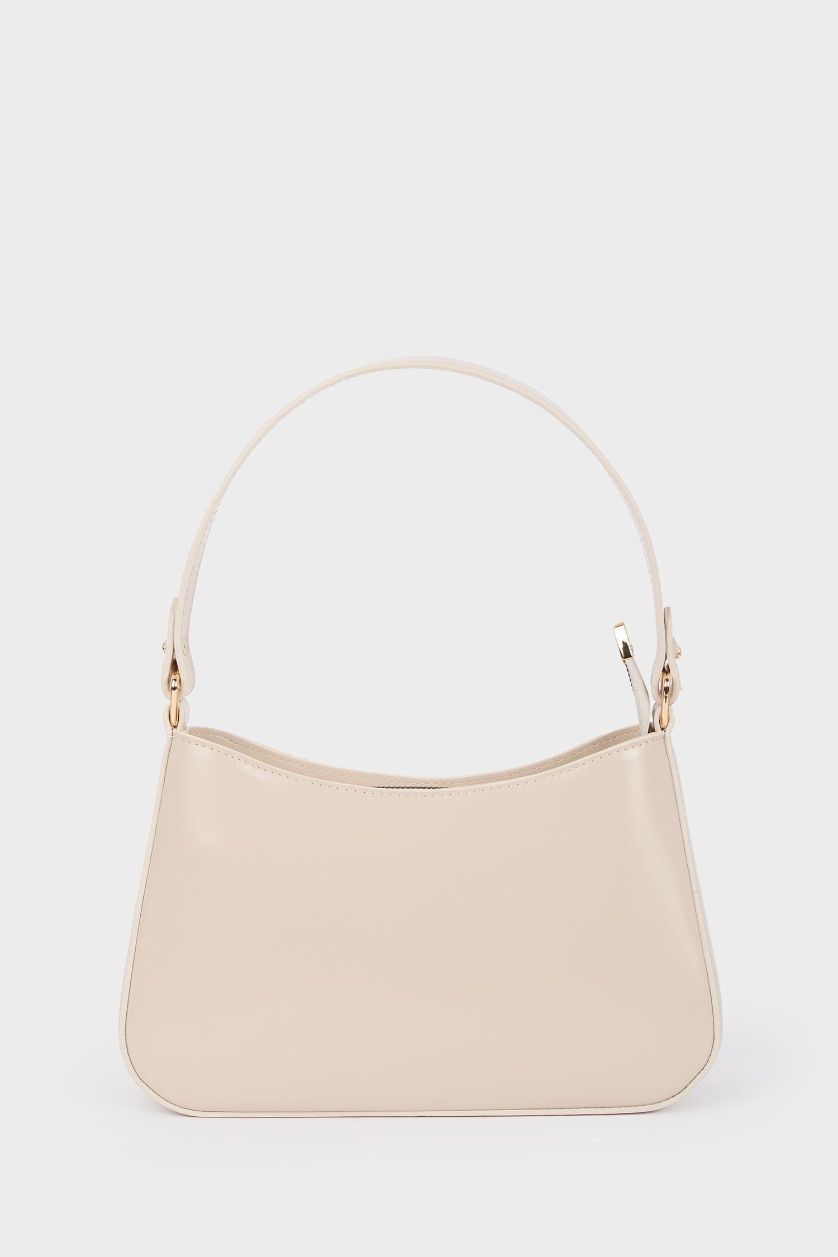 Kadın Bej Suni Deri Omuz Çantası