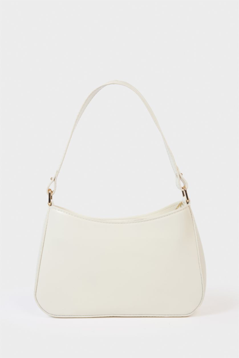 Kadın Açık Bej Suni Deri Omuz Çantası