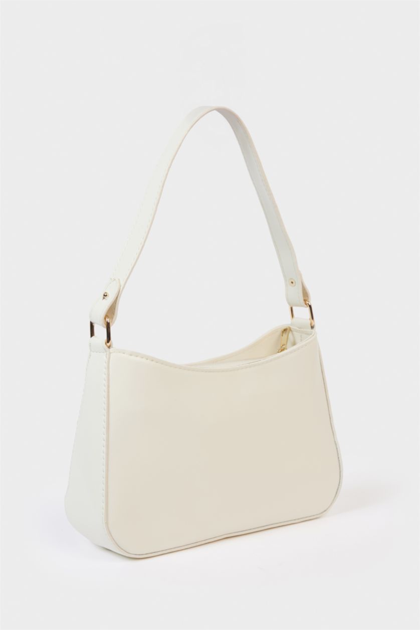 Kadın Açık Bej Suni Deri Omuz Çantası