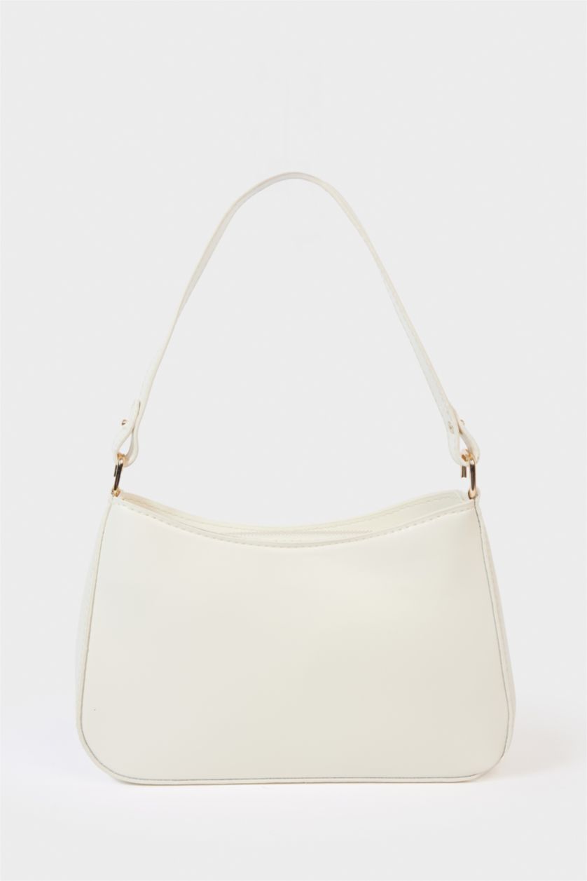 Kadın Açık Bej Suni Deri Omuz Çantası