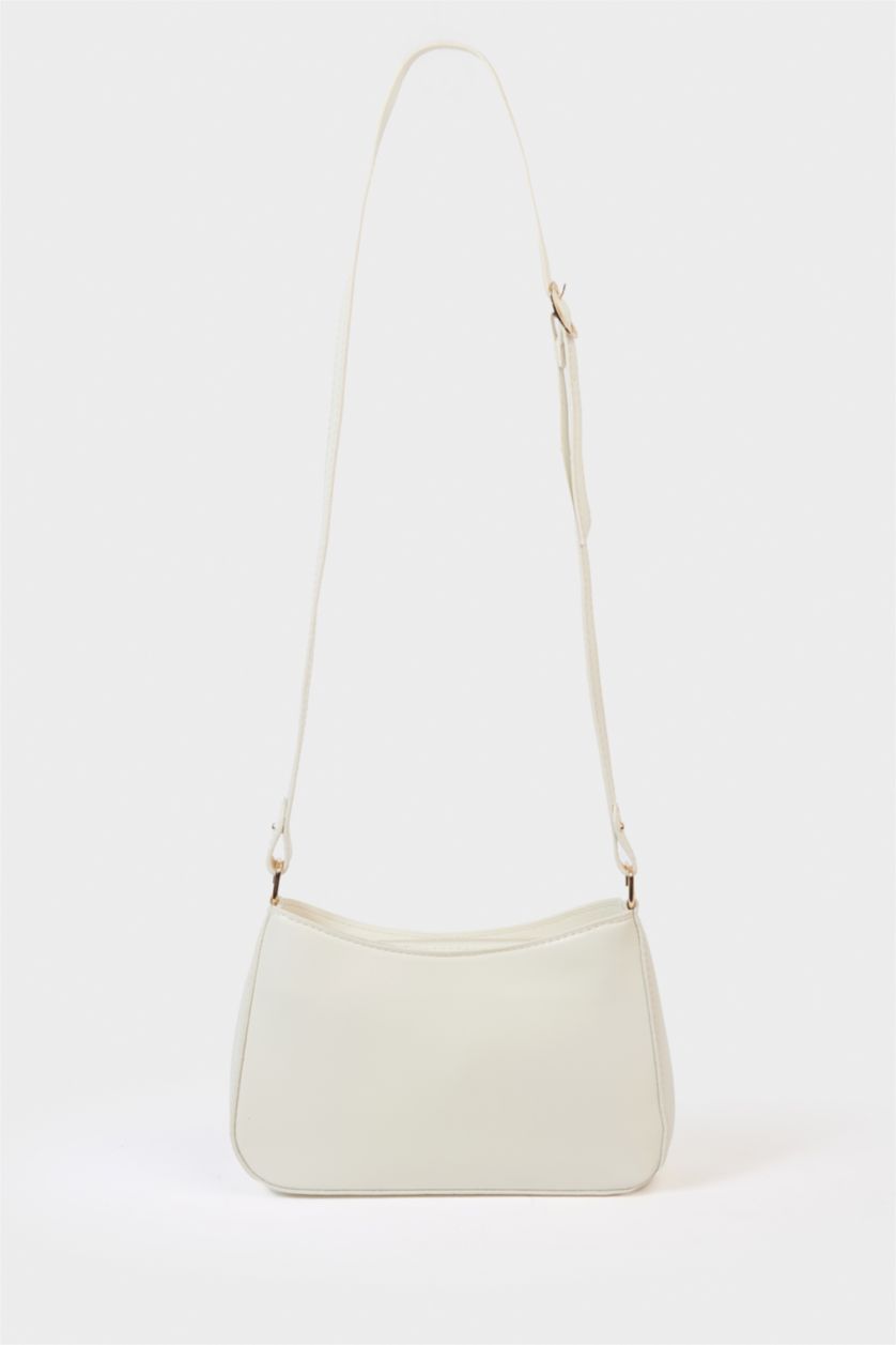 Kadın Açık Bej Suni Deri Omuz Çantası