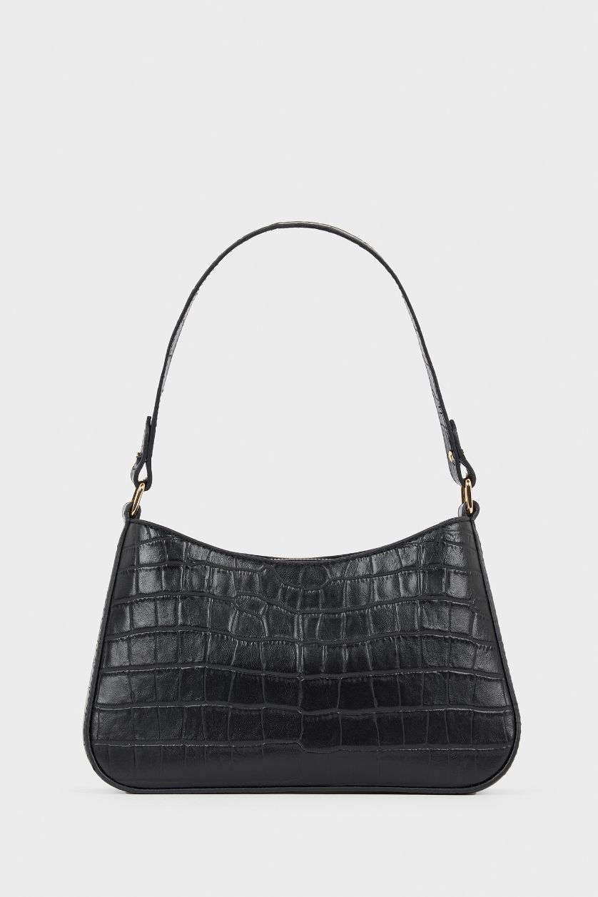 Kadın Siyah Kadın Suni Deri Omuz Çantası