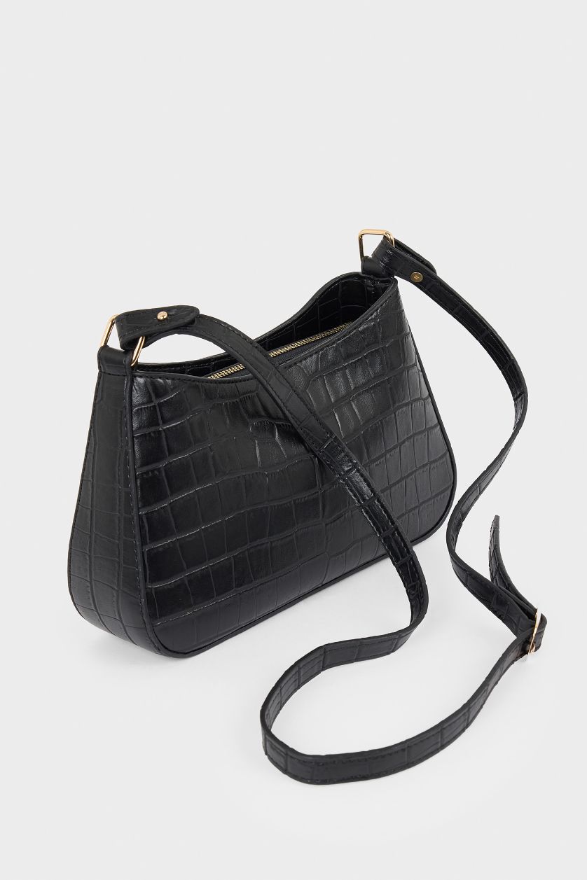 Kadın Siyah Kadın Suni Deri Omuz Çantası