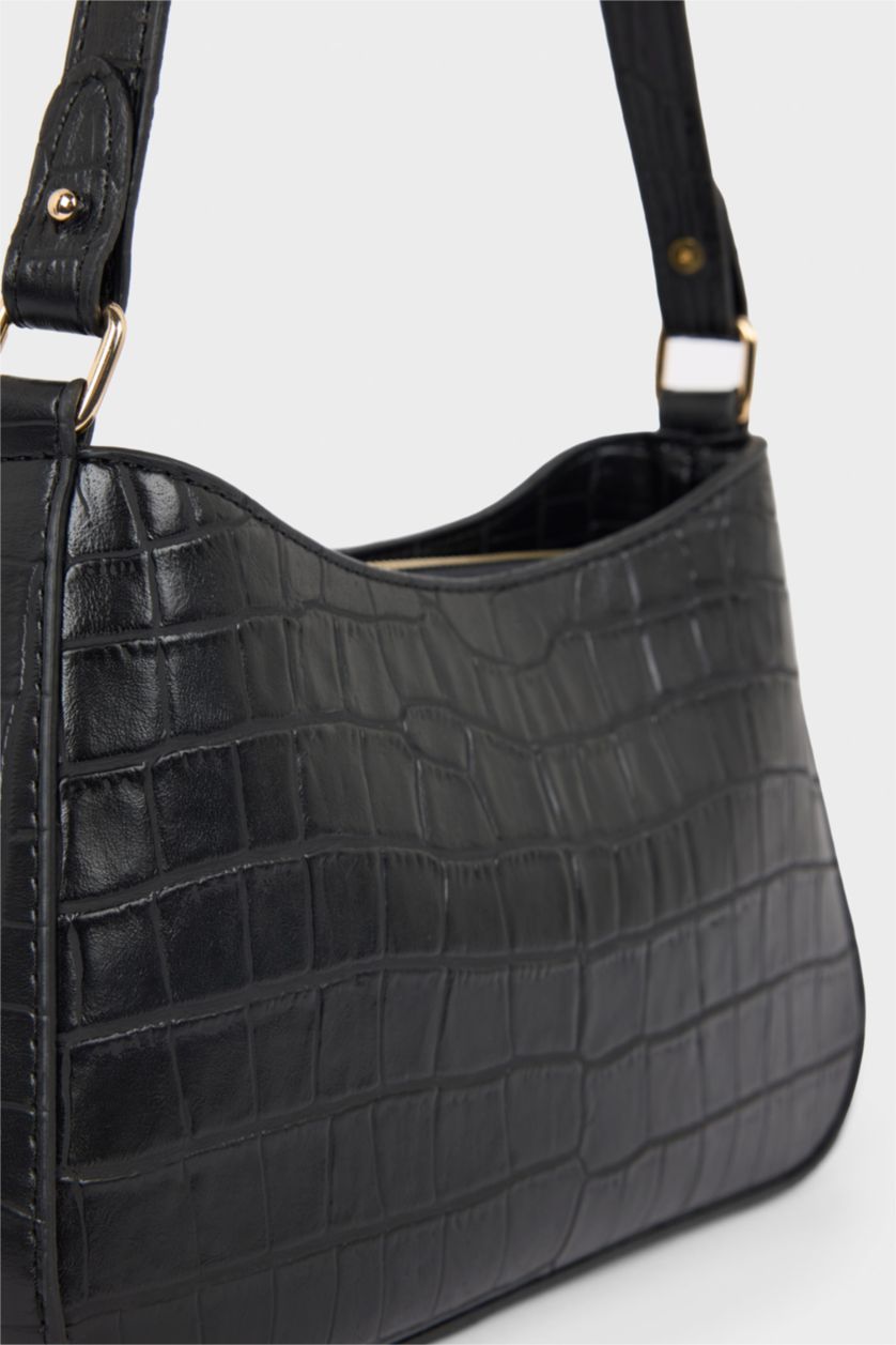 Kadın Siyah Kadın Suni Deri Omuz Çantası