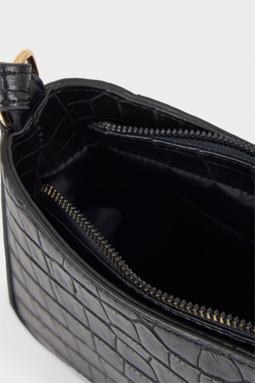 Kadın Siyah Kadın Suni Deri Omuz Çantası