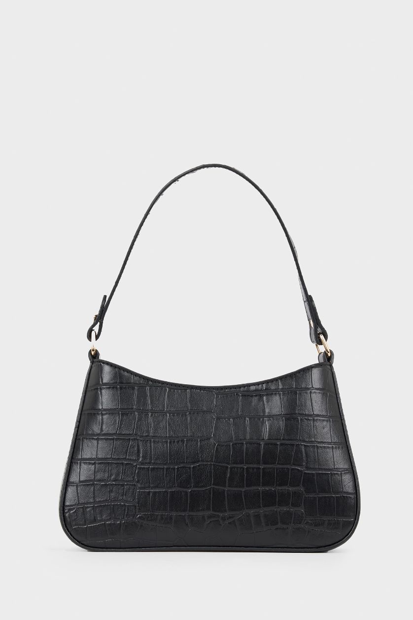 Kadın Siyah Kadın Suni Deri Omuz Çantası