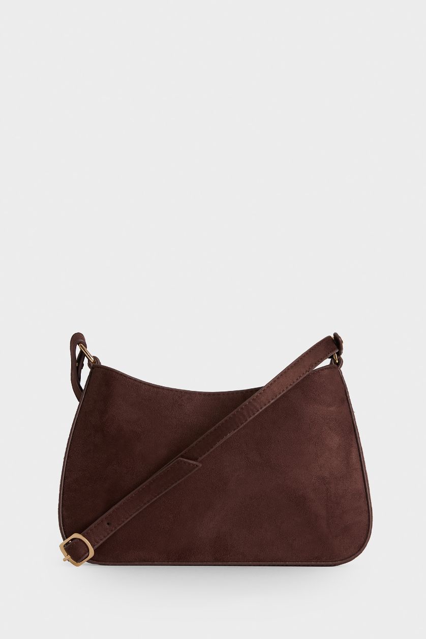 Kadın Koyu Kahve Kadın Suni Deri Omuz Çantası
