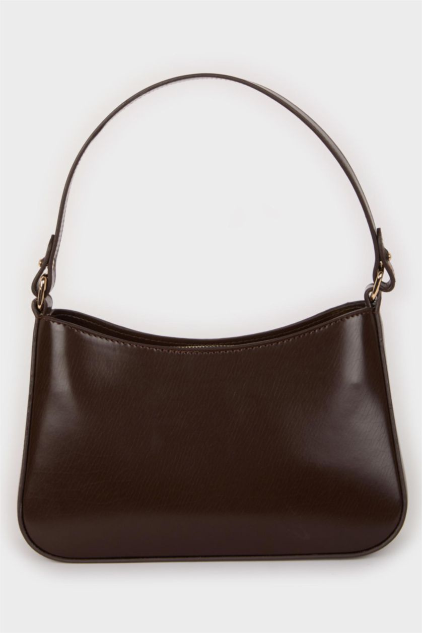 Kadın Kahve Kadın Suni Deri Omuz Çantası