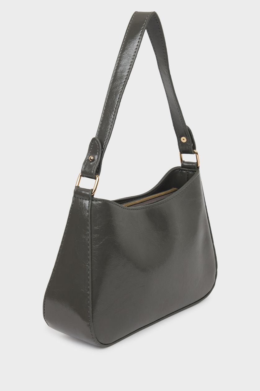 Kadın Gri Kadın Suni Deri Omuz Çantası