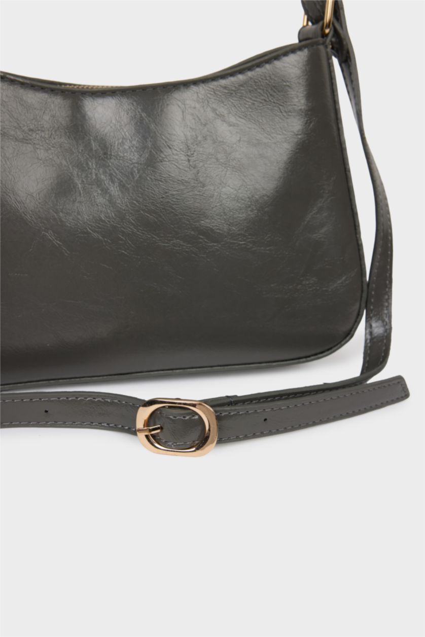 Kadın Gri Kadın Suni Deri Omuz Çantası