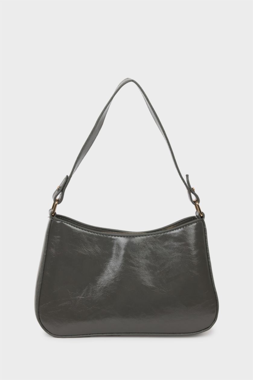 Kadın Gri Kadın Suni Deri Omuz Çantası