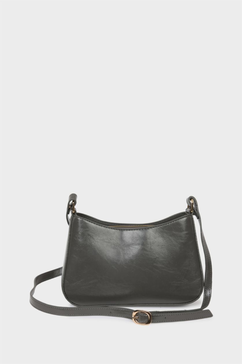 Kadın Gri Kadın Suni Deri Omuz Çantası