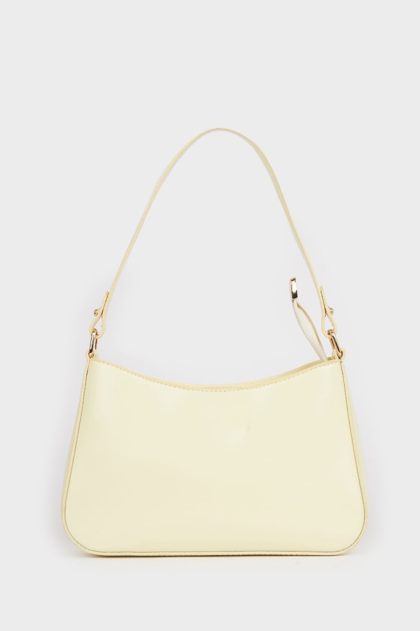 Kadın Açık Sarı Kadın Suni Deri Omuz Çantası