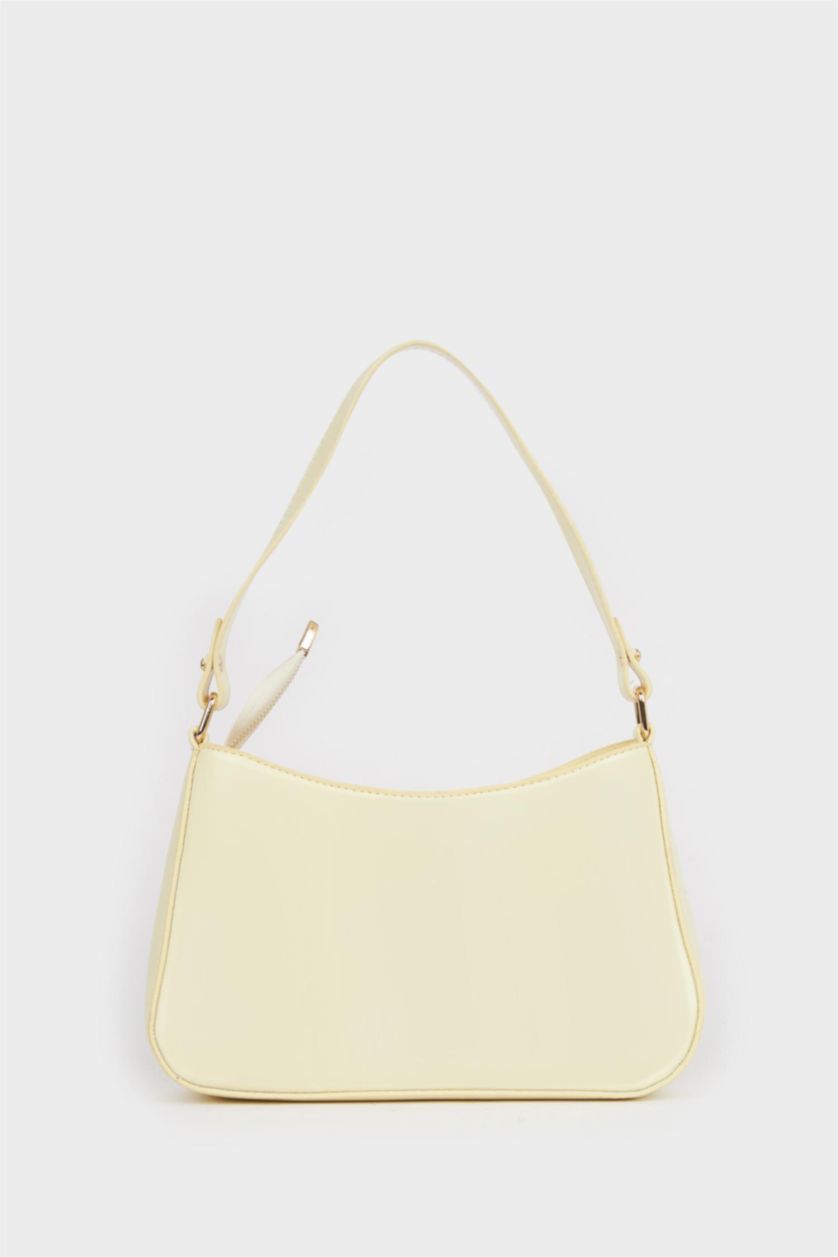Kadın Açık Sarı Kadın Suni Deri Omuz Çantası