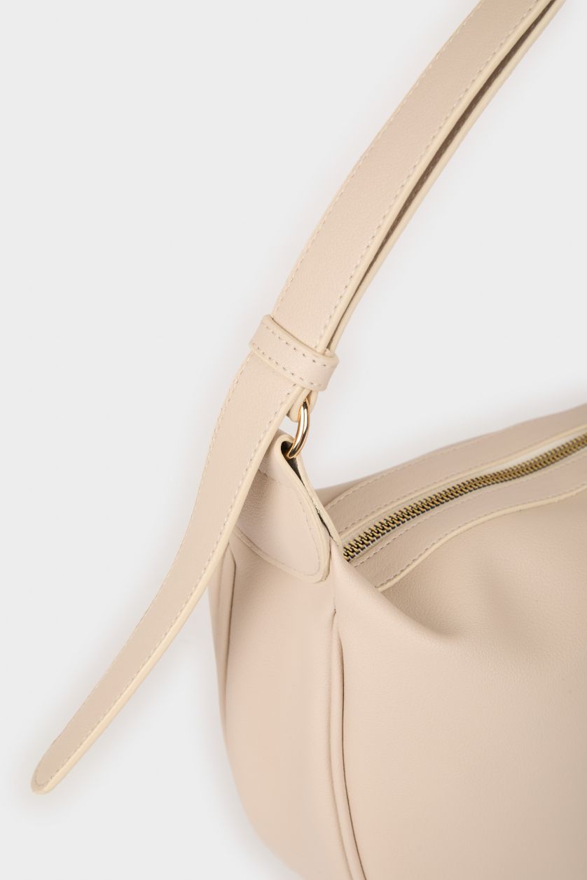 Kadın Bej Kadın Suni Deri Omuz Çantası