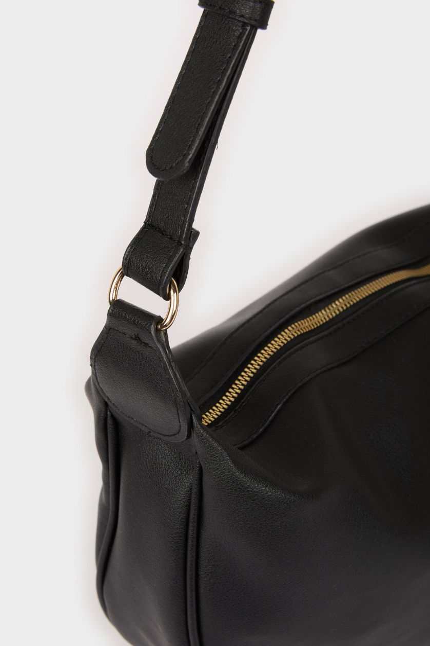 Kadın Siyah Kadın Suni Deri Omuz Çantası