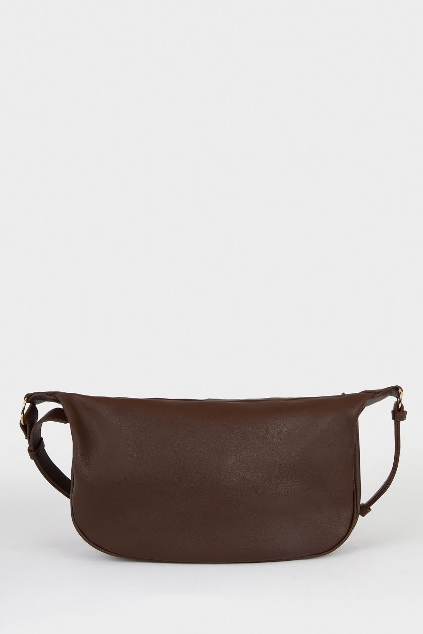 Kadın Kahve Kadın Suni Deri Omuz Çantası