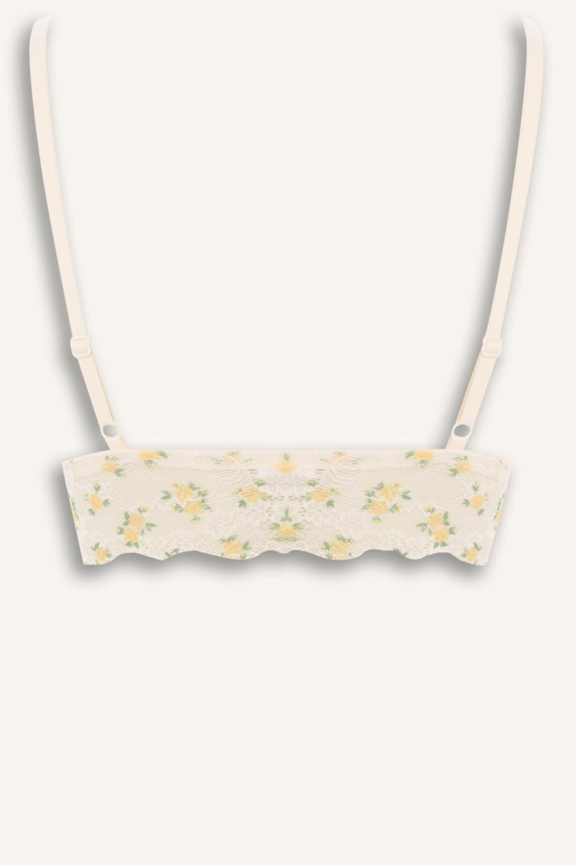 نساء بيج فاتح حمالة صدر برا دانتيل ببطانة