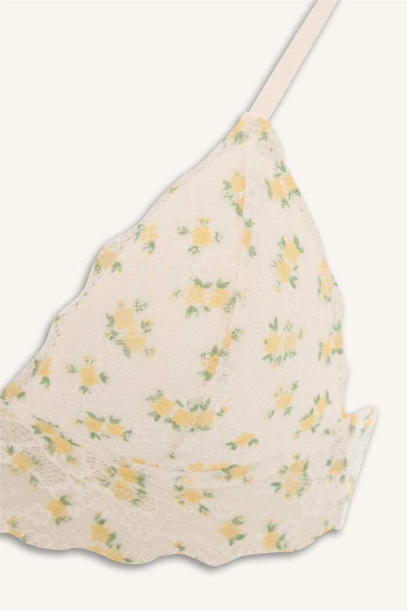 نساء بيج فاتح حمالة صدر برا دانتيل ببطانة