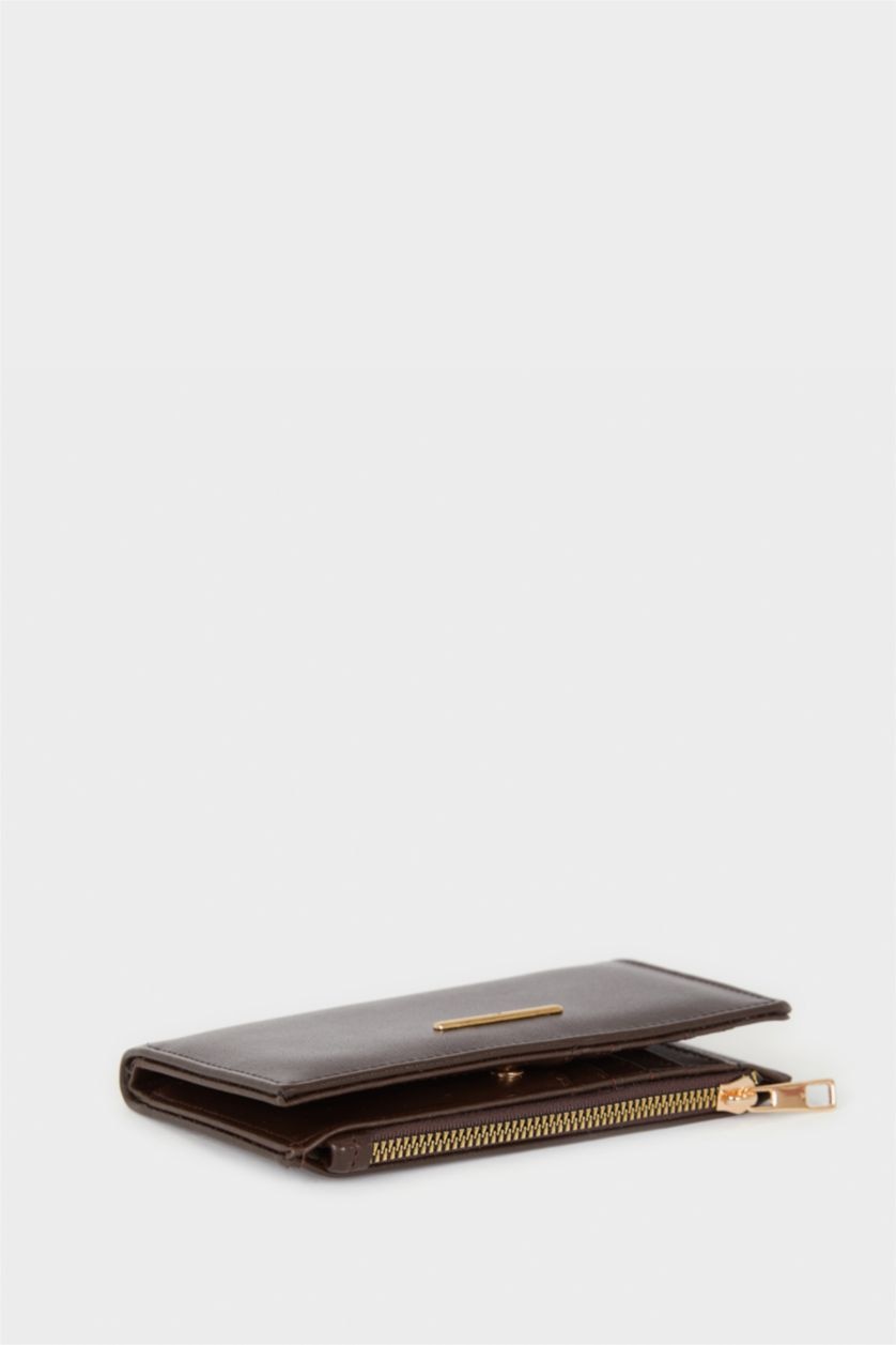 Kadın Kahve Kadın Suni Deri Cüzdan