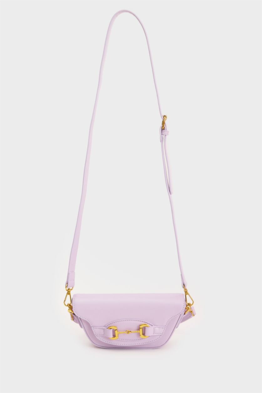 Woman Lilac Woman Crossbody Bag
