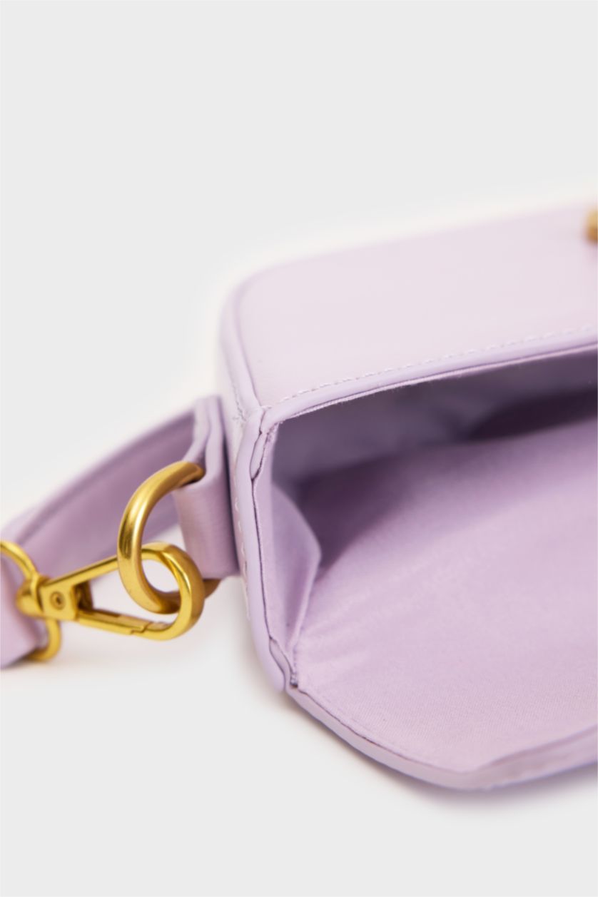 Woman Lilac Woman Crossbody Bag