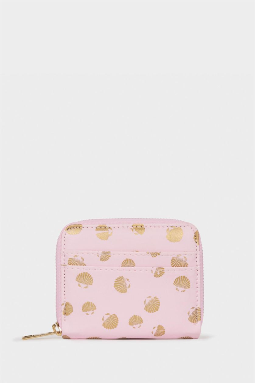 نساء زهري محفظة نسائي جلد صناعي