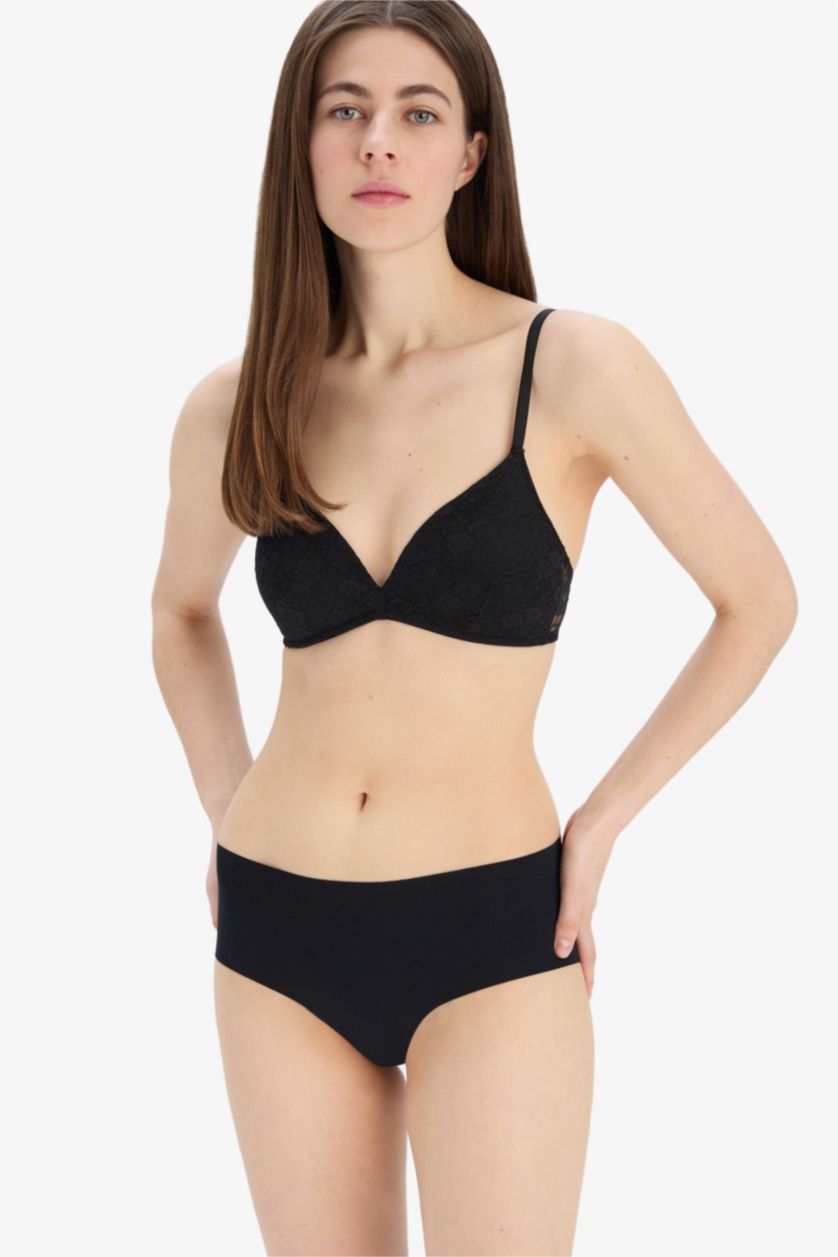 Әйелдерге қара Fall in Love Толтырылған толық шілтер Бюстгальтер