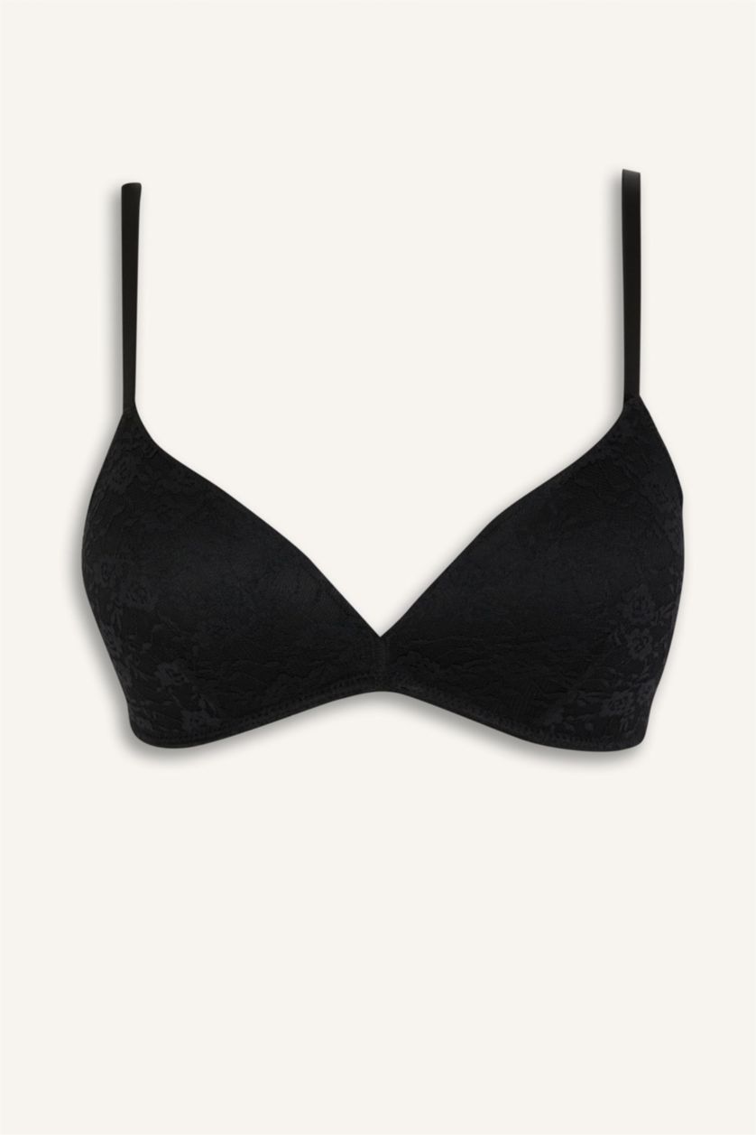 Әйелдерге қара Fall in Love Толтырылған толық шілтер Бюстгальтер