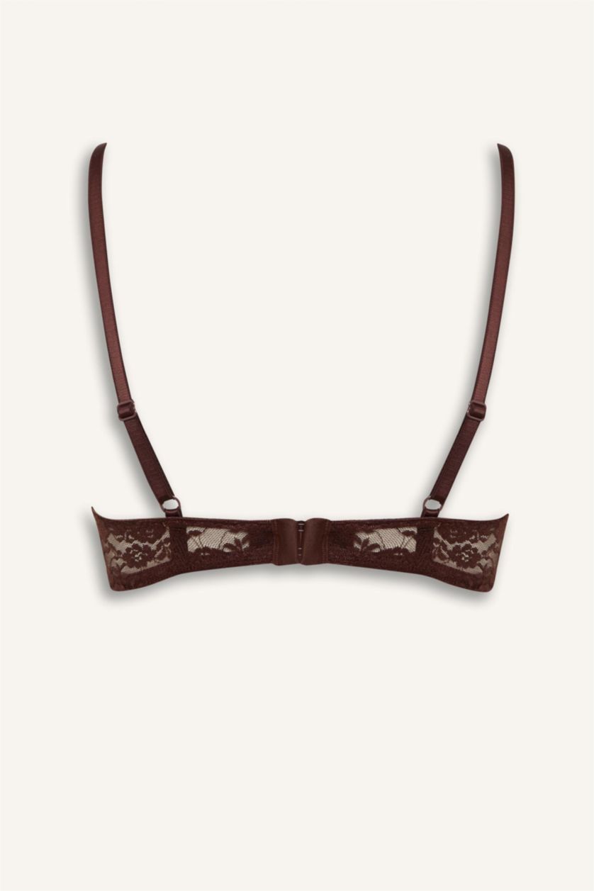 Kadın Kahve Pedli Dantelli Bra-Fall in Love