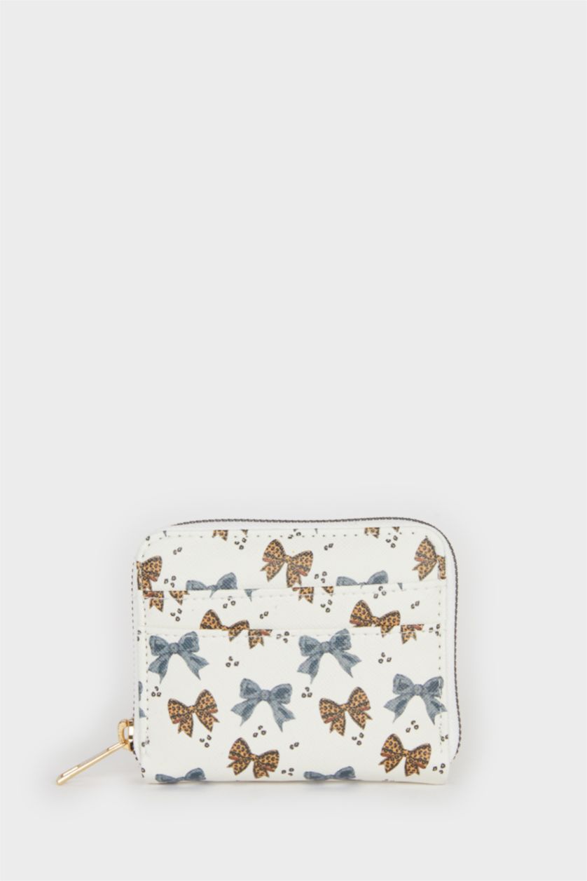 Kadın Beyaz Kadın Suni Deri Cüzdan