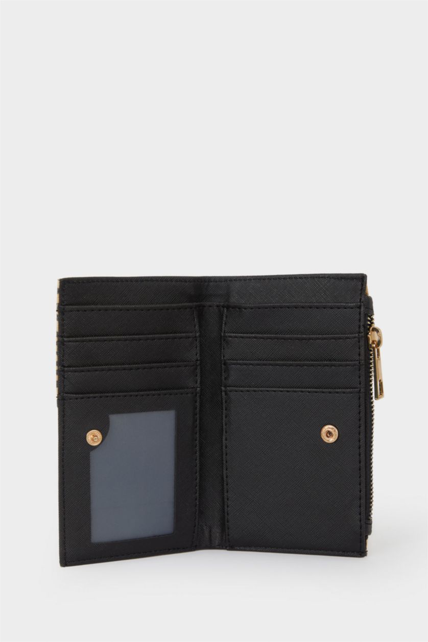 Kadın Karma Kadın Leopar Desenli Suni Deri Cüzdan