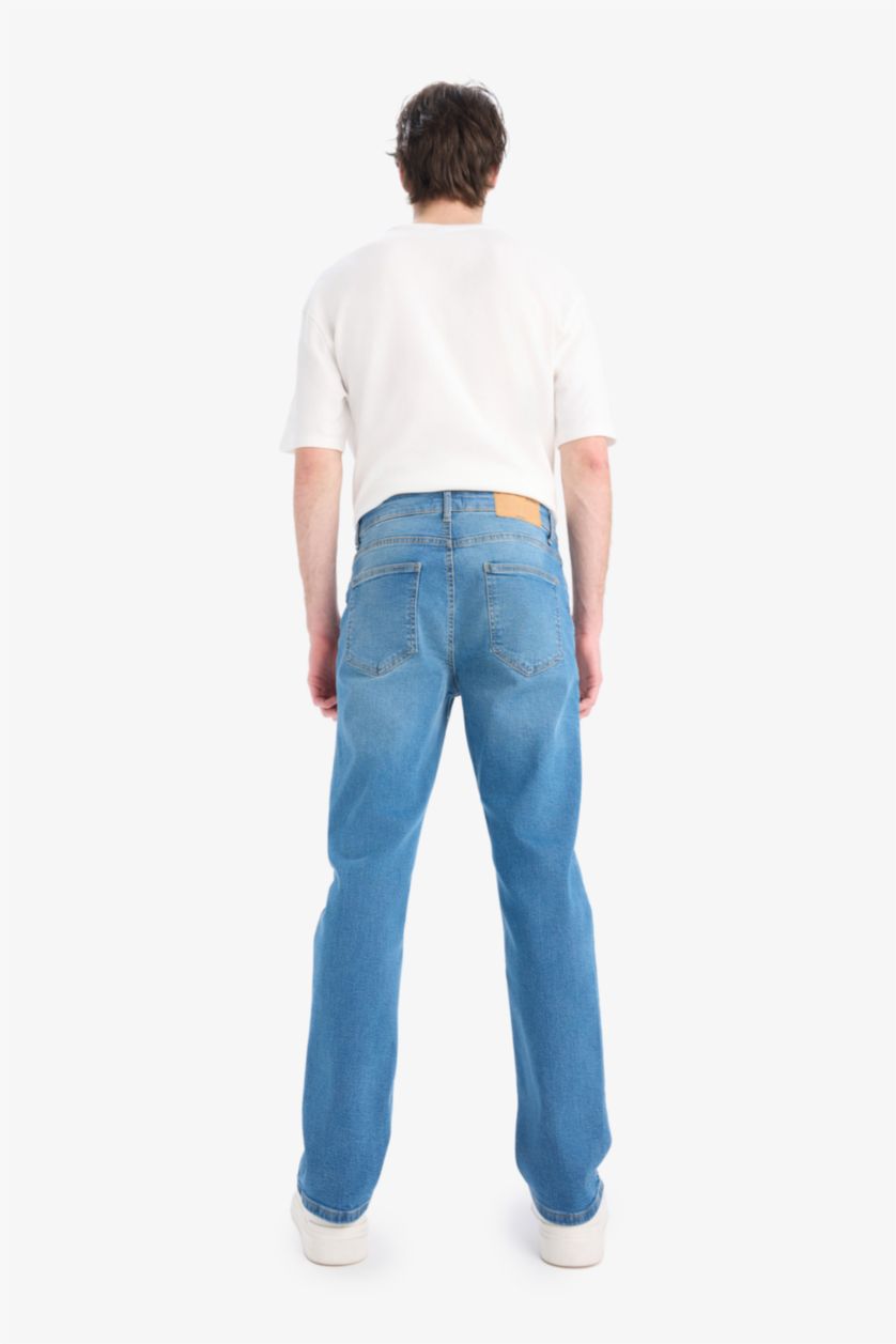 MAN Blue Sergio Regular Fit Super Skinny Hem Jeans