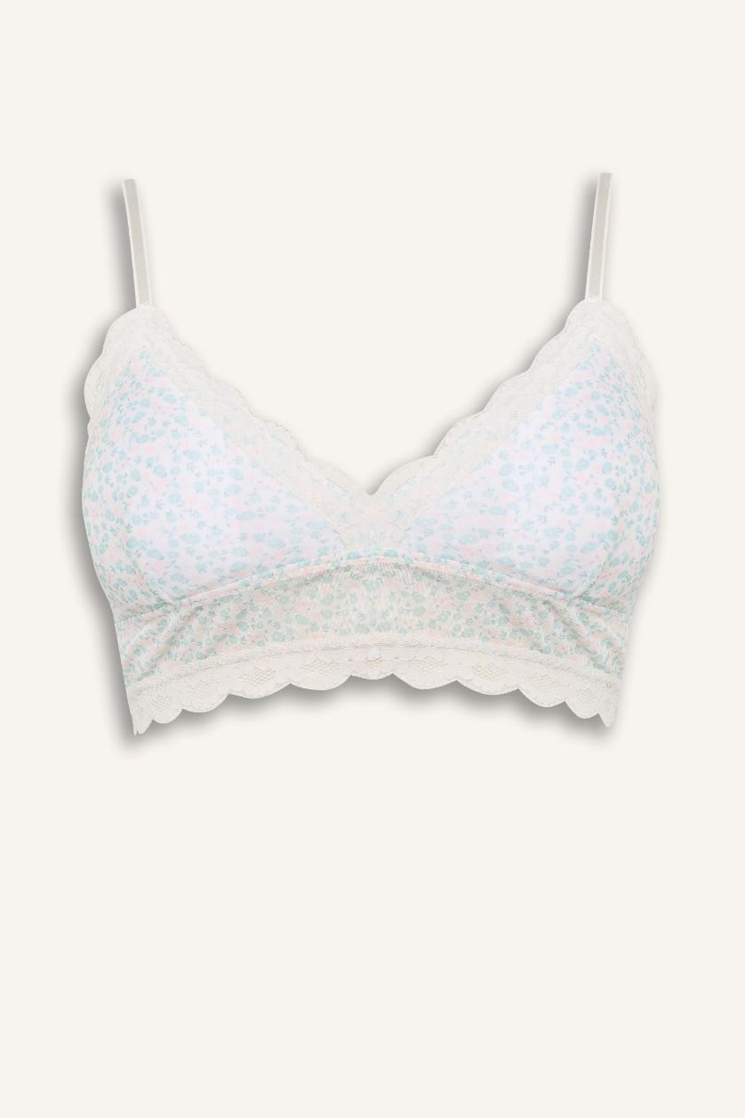 WOMAN Ecru Fall in Love With Lace Bra
