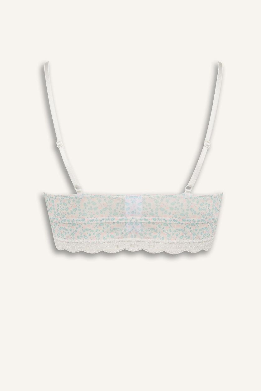 WOMAN Ecru Fall in Love With Lace Bra