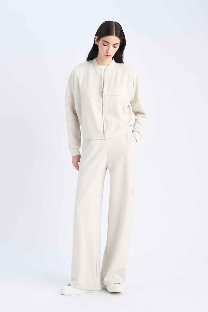 WOMAN Stone Wide Leg Trousers