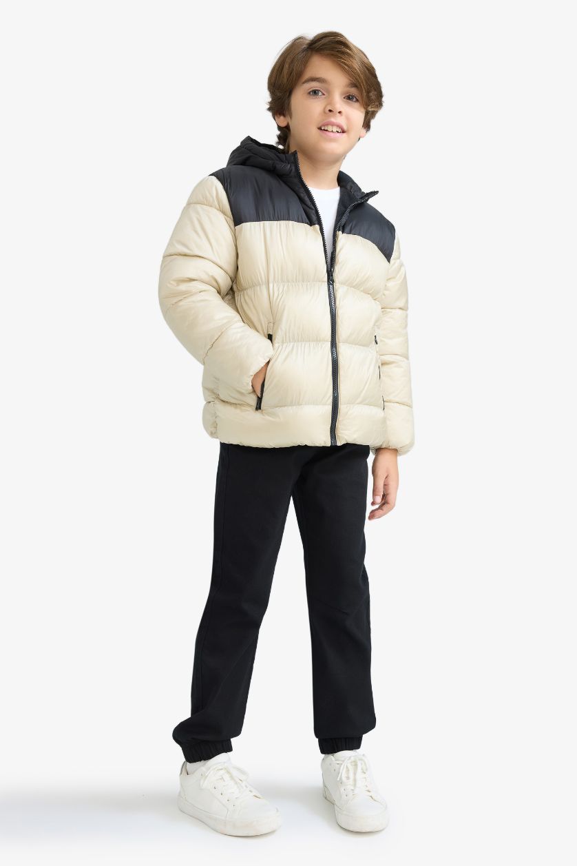 Ұлдар Және Жасөспірімдер Сұр Ұлдарға бас киімді Пальто