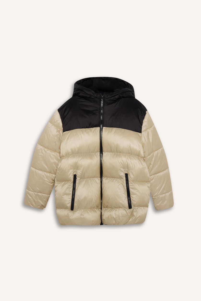 Ұлдар Және Жасөспірімдер Сұр Ұлдарға бас киімді Пальто