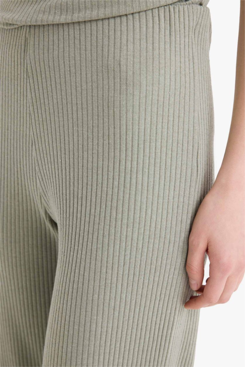 WOMAN Green Wide Leg Camisole Trousers