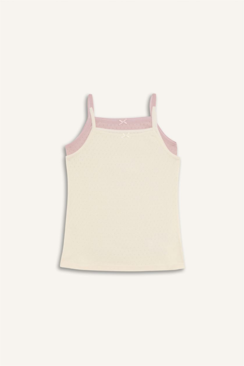 Kız Çocuk - Genç Kız Ekru Kız Çocuk 2'li Atlet