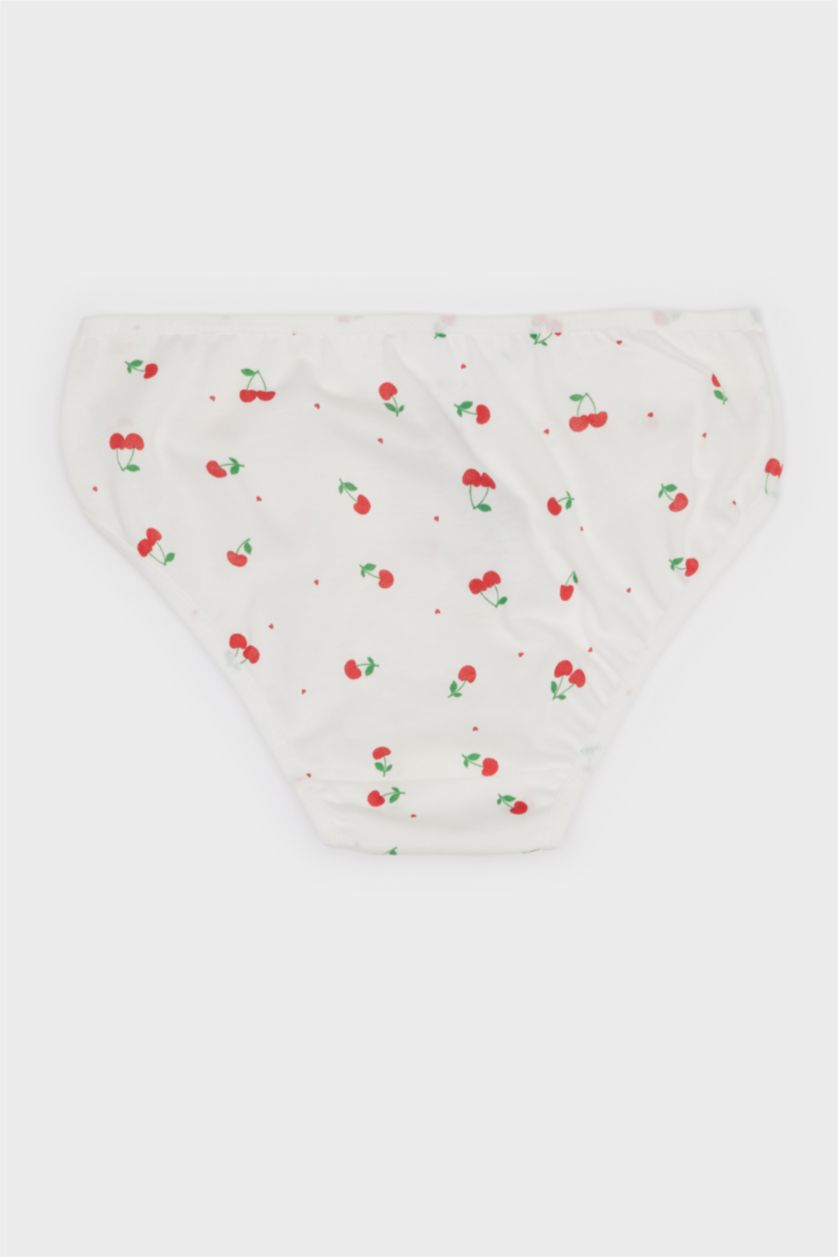 Girls & Teens Ecru Girl 3 piece Printed Slip Panty