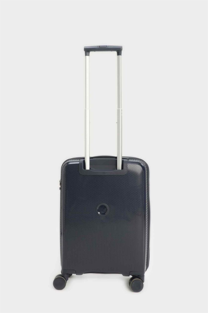 Kadın Lacivert Küçük Unisex Sert Kapaklı Çekçekli Küçük Boy Valiz