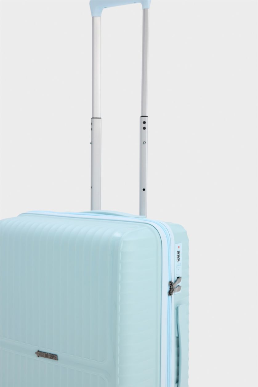 Man Baby Blue-Küçük Unisex Hard Cover Small Size Suitcase