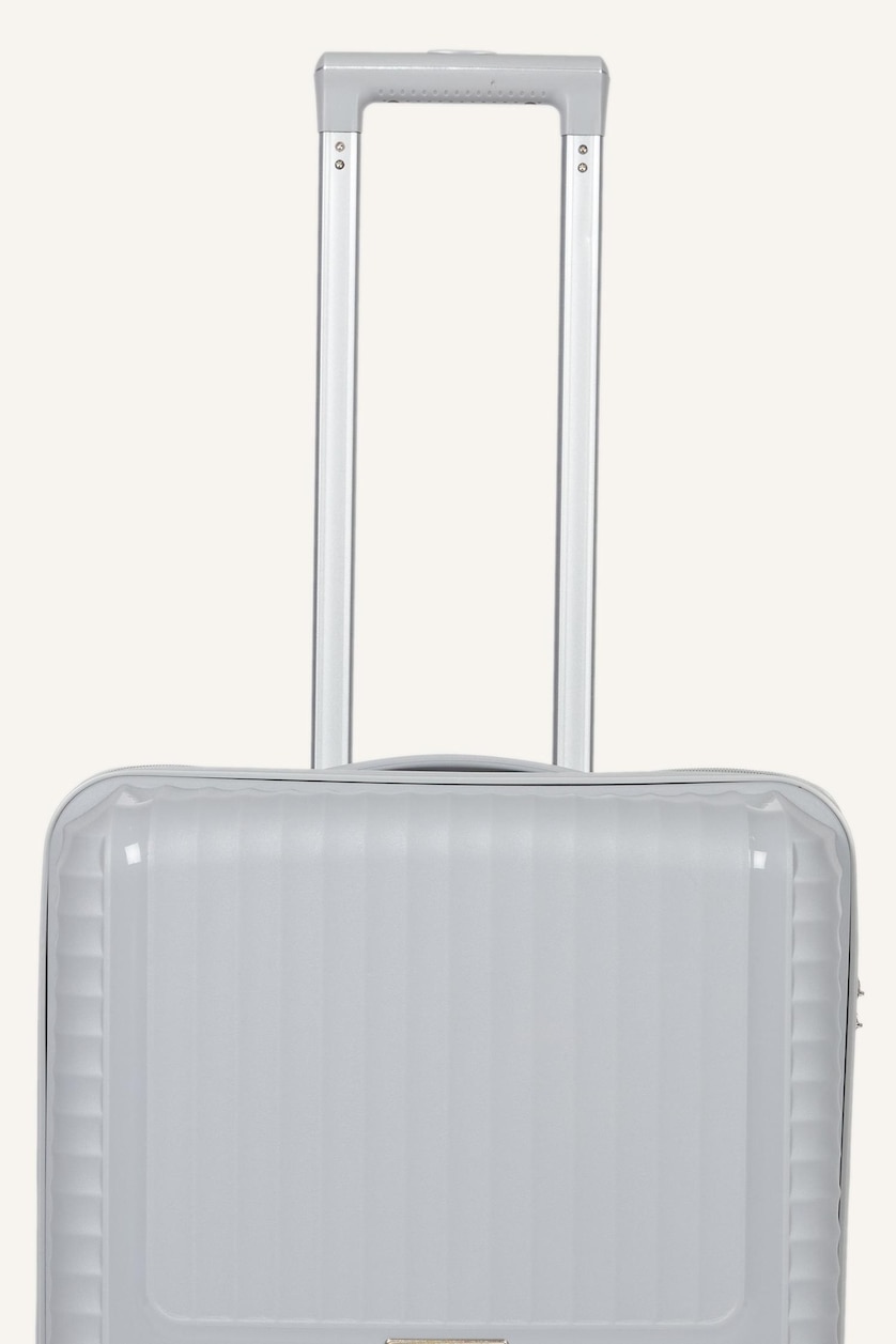 Kadın Baby Blue-Orta Unisex Sert Kapaklı Çekçekli Orta Boy Valiz