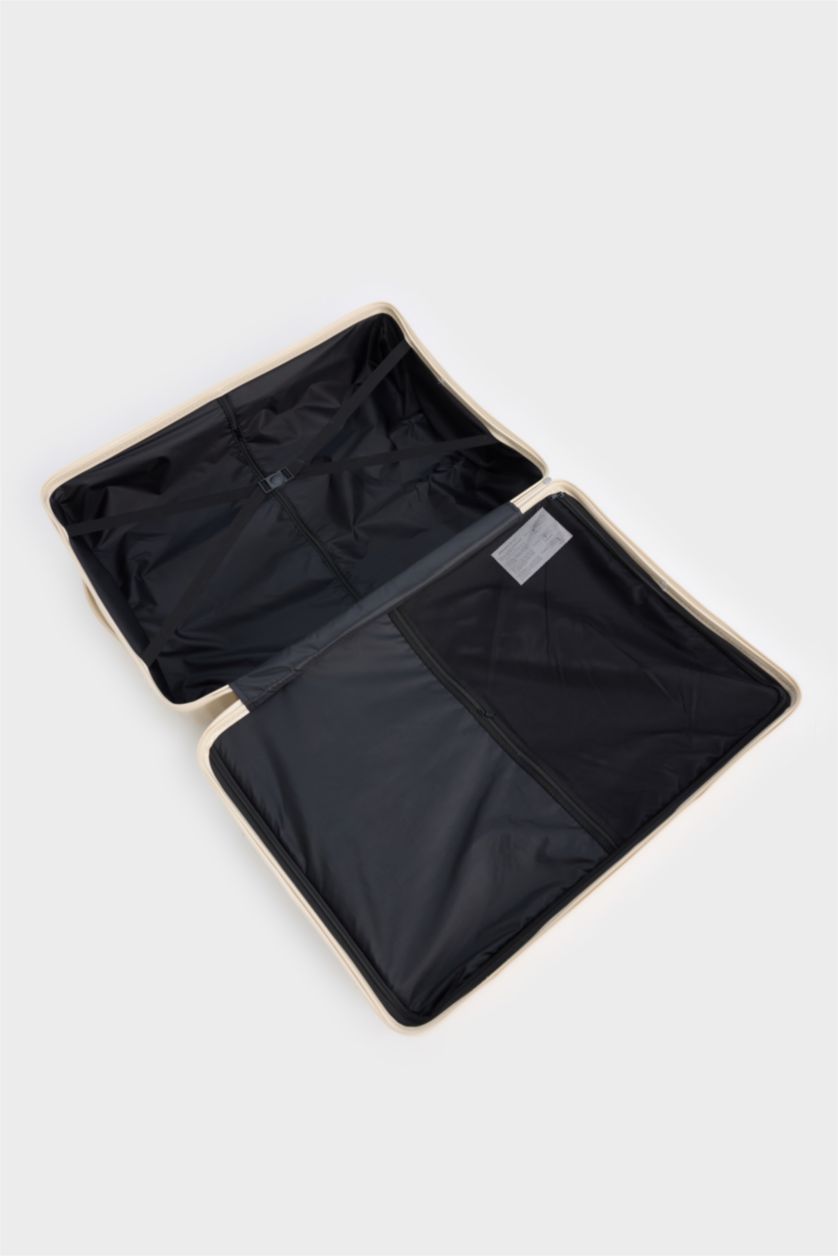 Man Cream Buyuk Unisex Large Size Hard Cover Suitcase