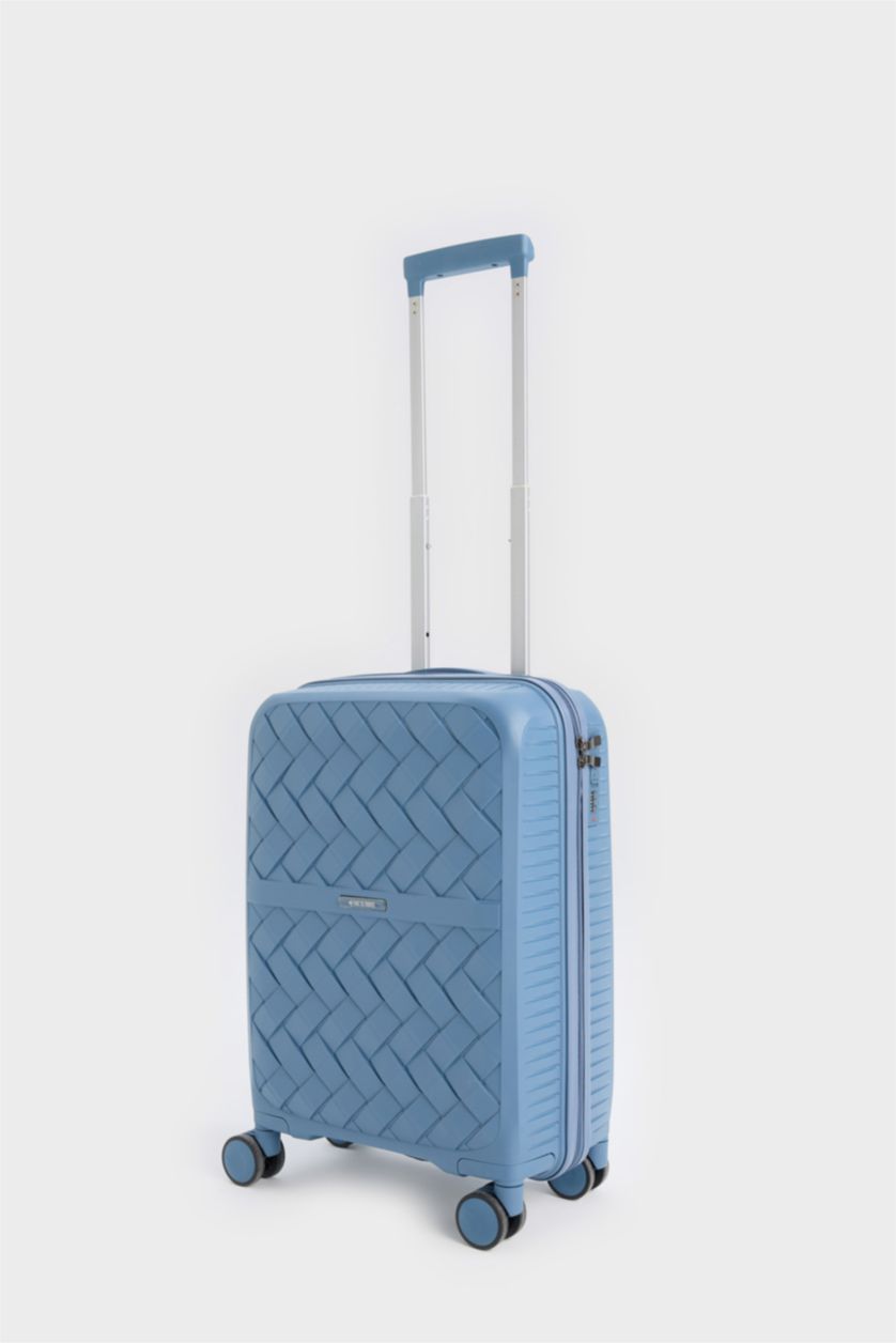 Man Lacivert Küçük Unisex Large Size Hard Cover Suitcase