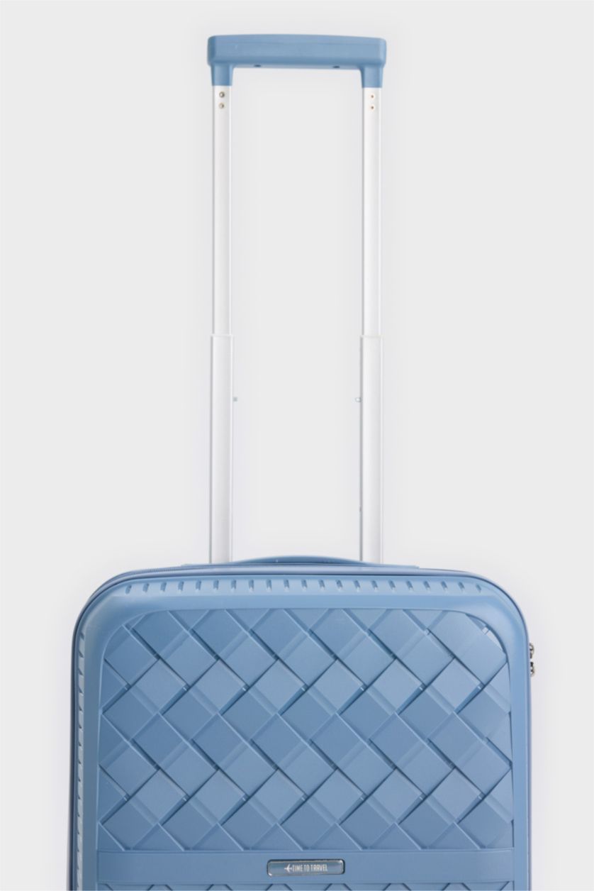 Man Lacivert Küçük Unisex Large Size Hard Cover Suitcase